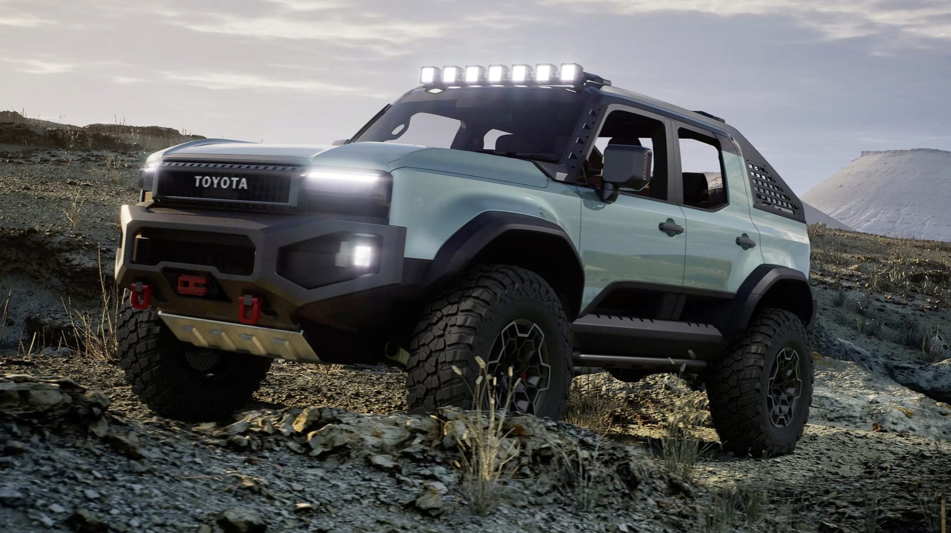 Компания Toyota презентовала новый концептуальный пикап Land Cruiser ROX