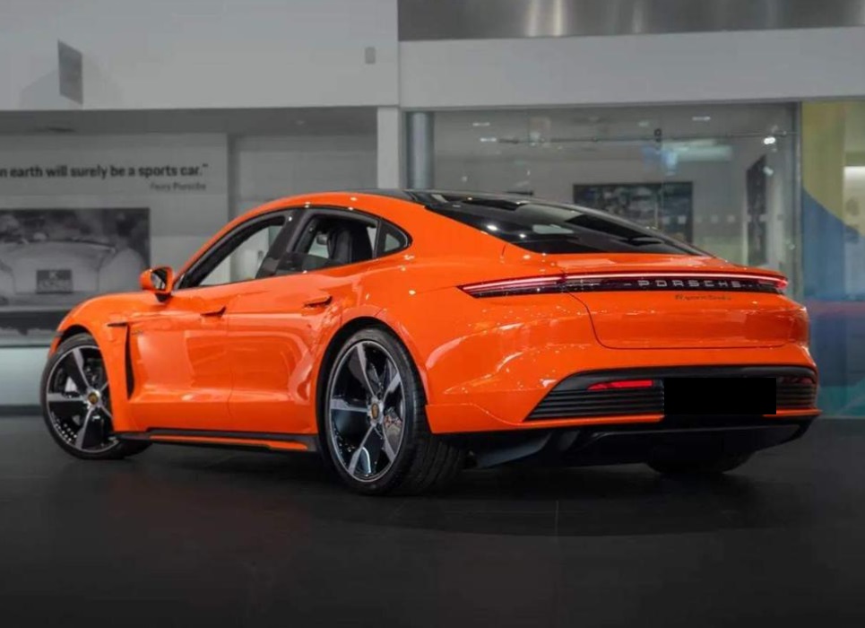 Porsche taycan deals orange