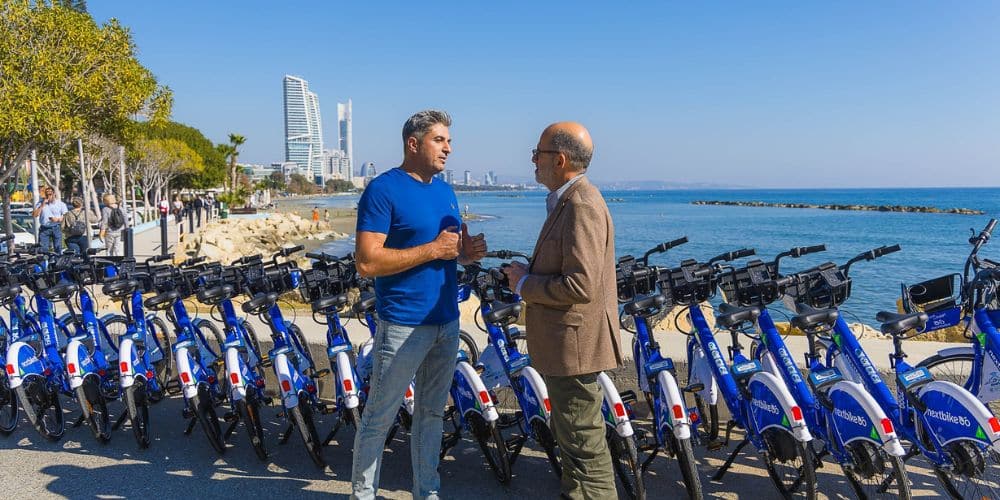 В Лимассоле появился новый парк электровелосипедов