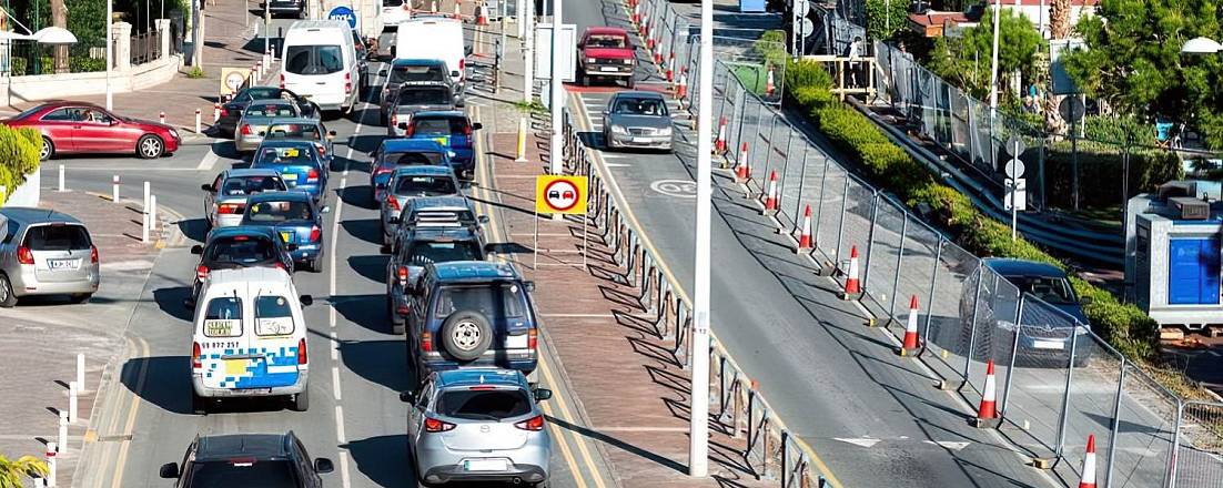 Количество машин на дорогах Кипра стремительно растет