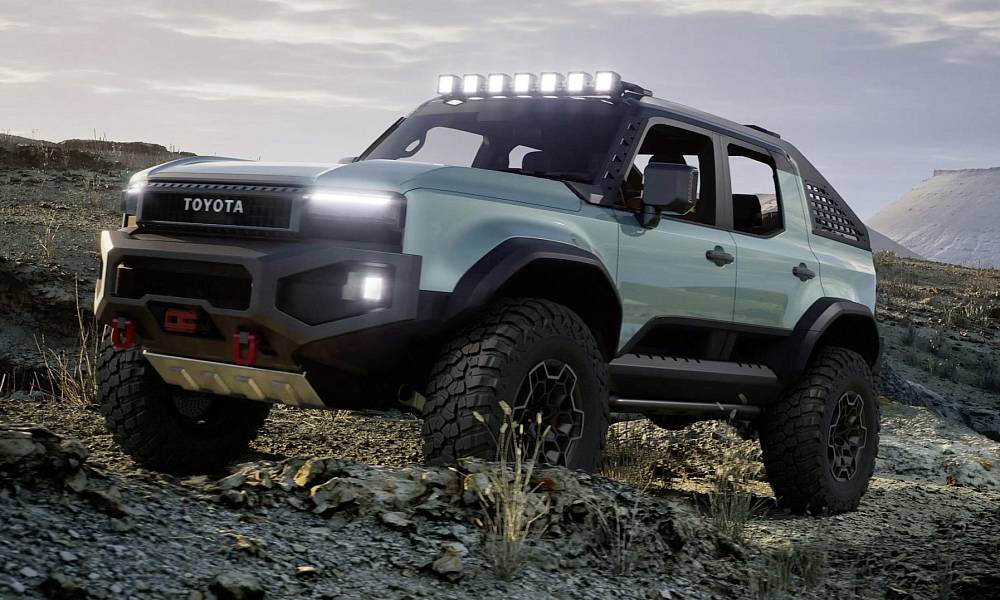 Компания Toyota презентовала новый концептуальный пикап Land Cruiser ROX