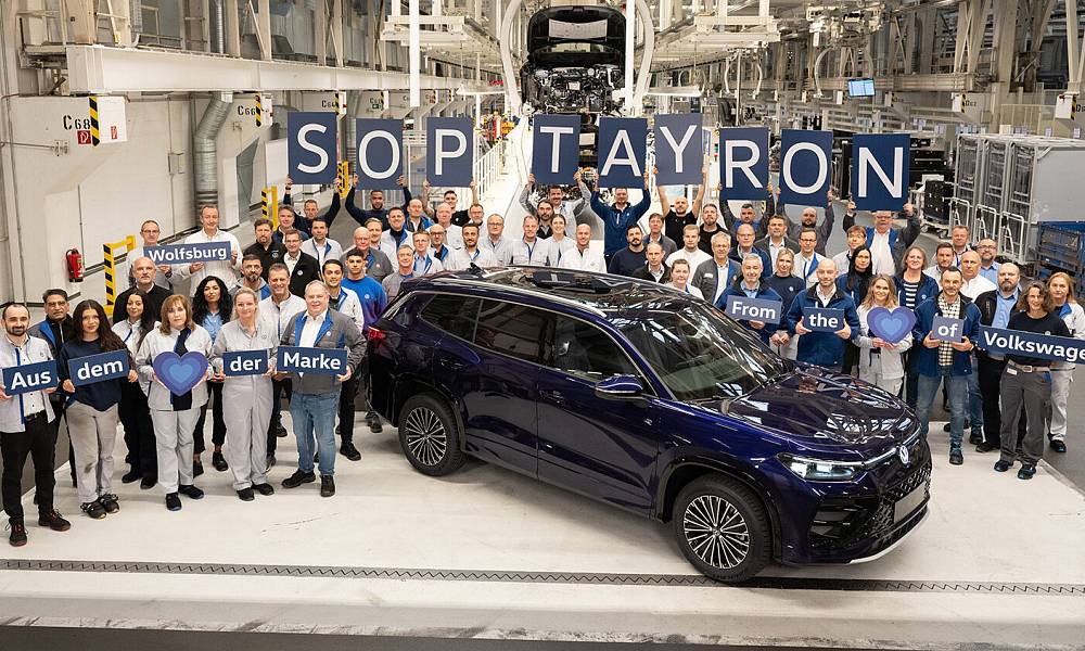Volkswagen запустил производство кроссовера Tayron на заводе в Вольфсбурге