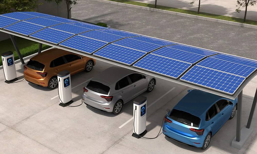 В Никосии появилась фотоэлектрическая станция для зарядки электромобилей