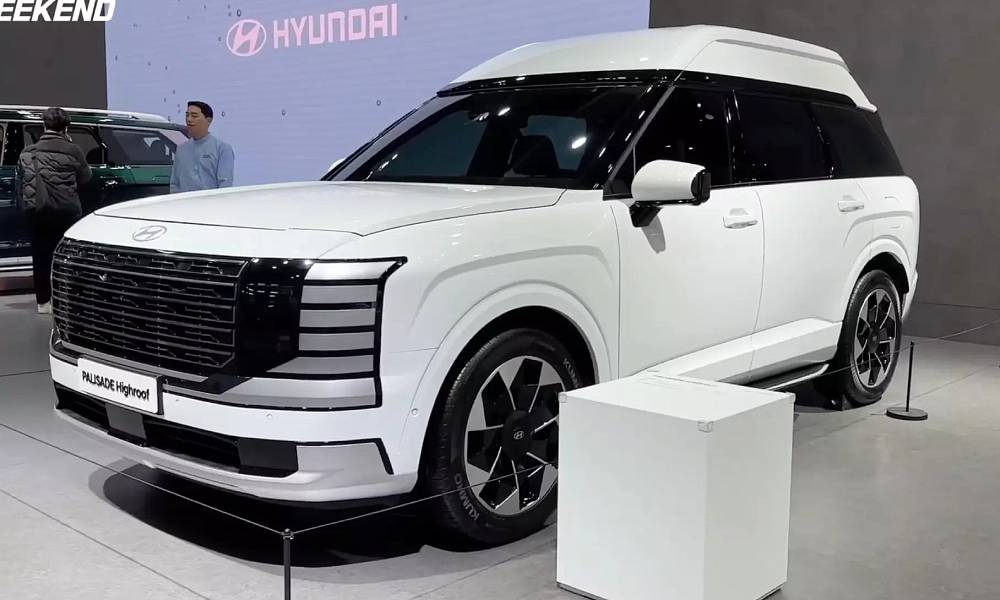 Компания Hyundai презентовала Palisade с необычной крышей