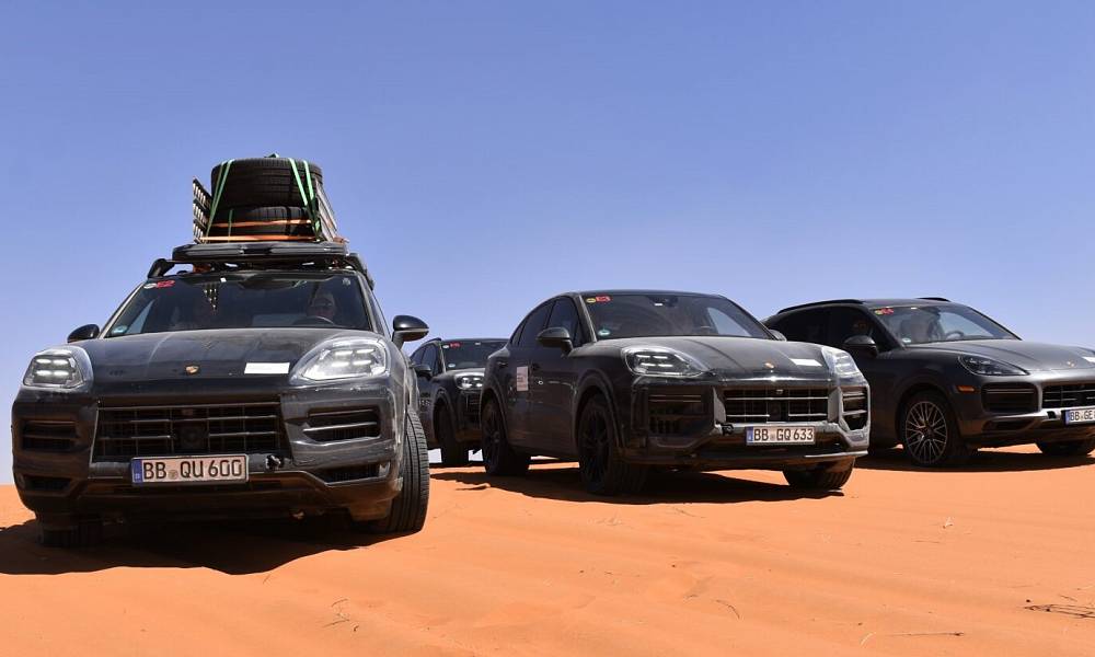 Porsche показал первые фото обновленного Cayenne 