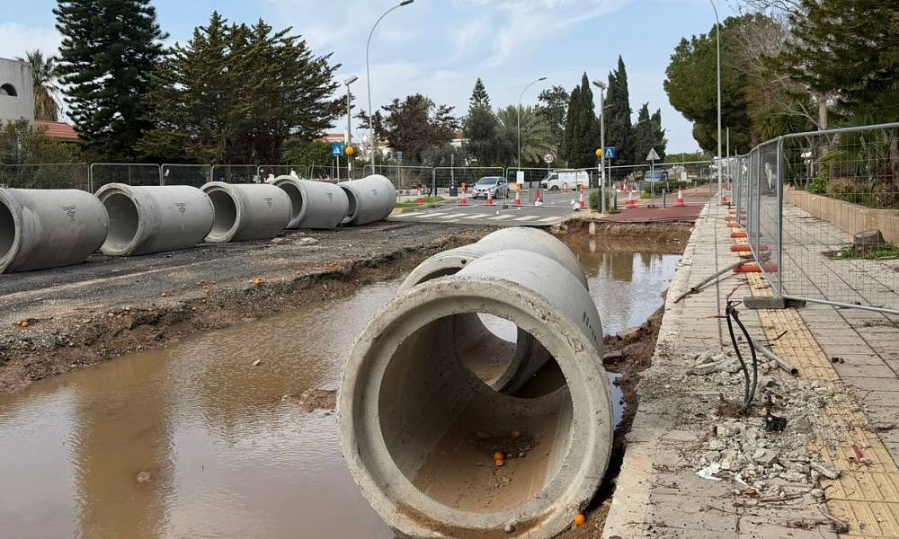 В Протарасе начали строить новую кольцевую развязку