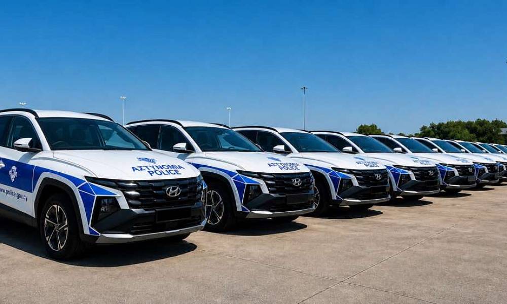 Полиция Кипра закупила для сотрудников 80 новых Hyundai Tucson