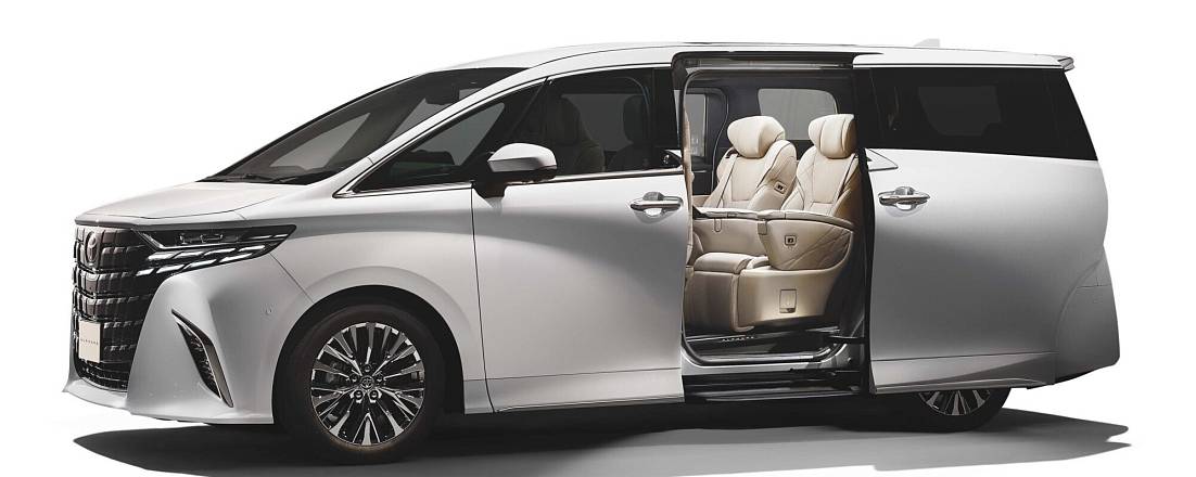 Toyota запустила продажи в Японии гибридных минивэнов Alphard и Vellfire