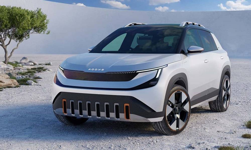 Skoda представила самый дешевый электрокроссовер в своей линейке