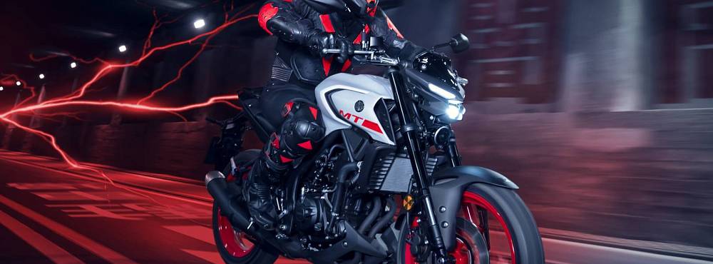 Представлен бензиновый мотоцикл Yamaha MT-03