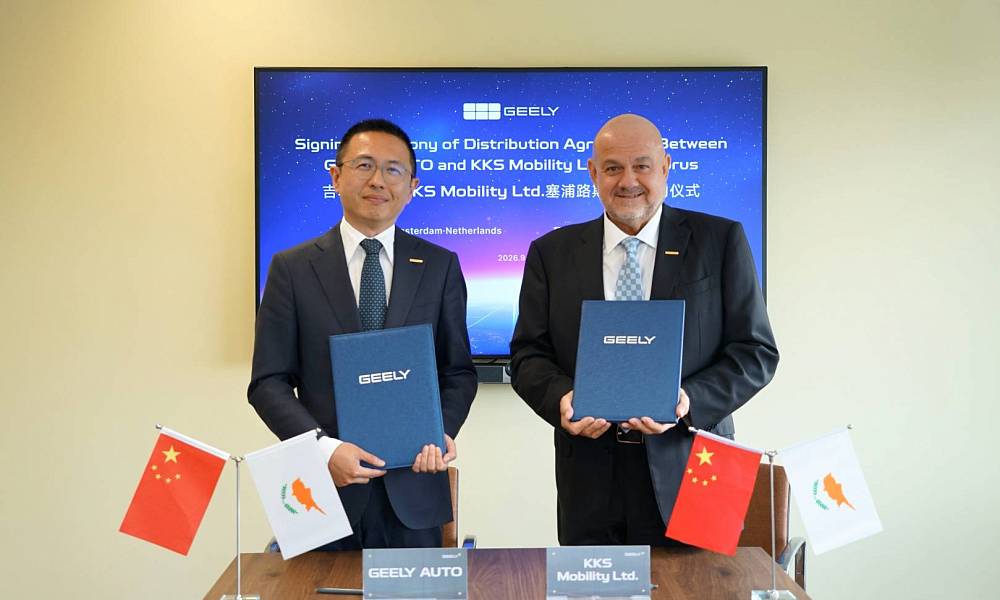 Geely выходит на рынок Кипра