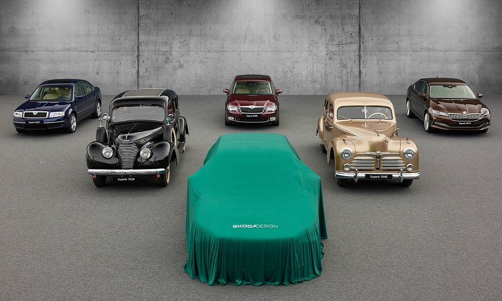 Компания Skoda показала Superb нового поколения