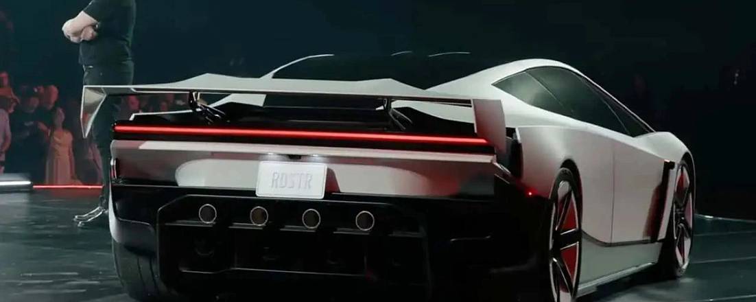 Tesla представила летающий спорткар Roadster