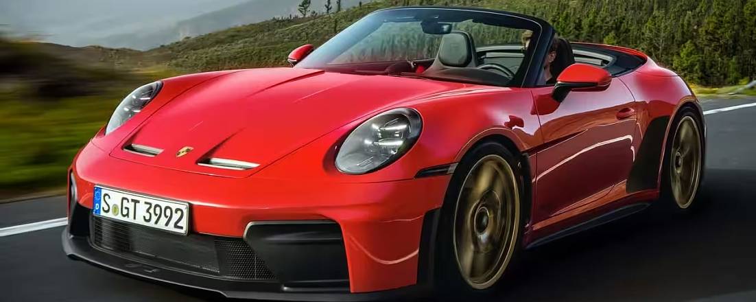 Компания Porsche представила новый двухместный кабриолет